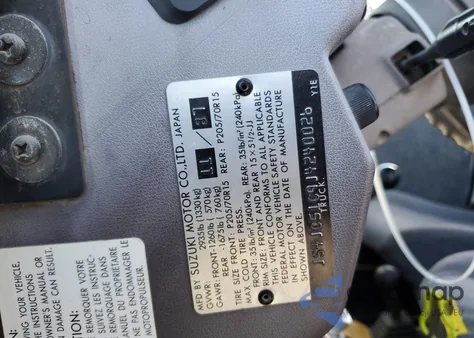 1988 Suzuki Samurai из США, поврежденный, VIN JS4JC51C9J4240026